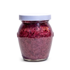 Borůvkový med – pastovaný s lyofilizovanými borůvkami 180g